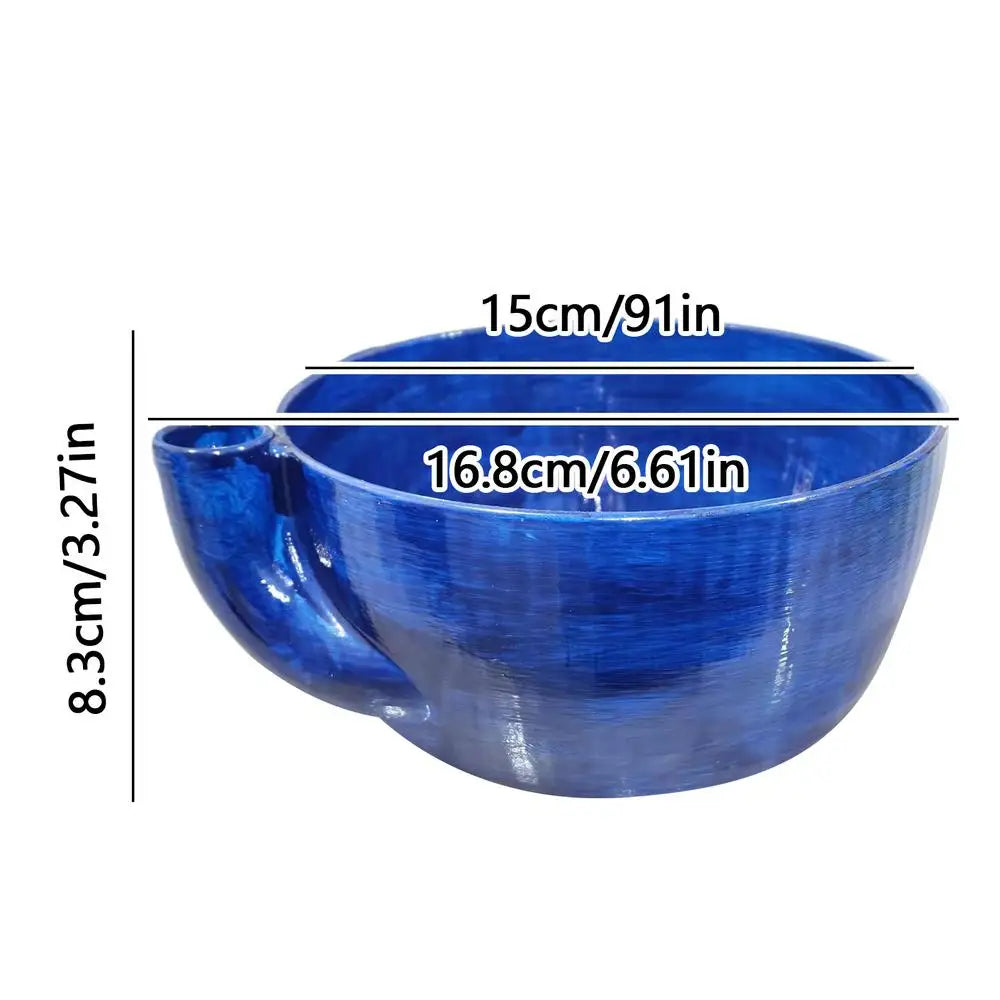 Self-Rotating Berry Bowl – 3D Printed Fruit Washing Basket Fruit Washing Bowl Axl Blue