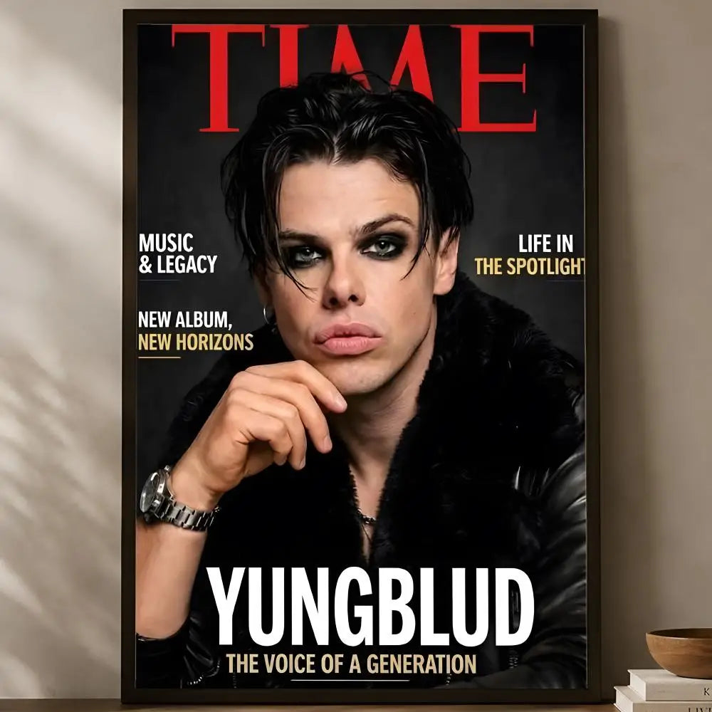 Yungblud HD PVC Self-Stick Wall Poster – Waterproof Decor Wall Art Poster Axl
