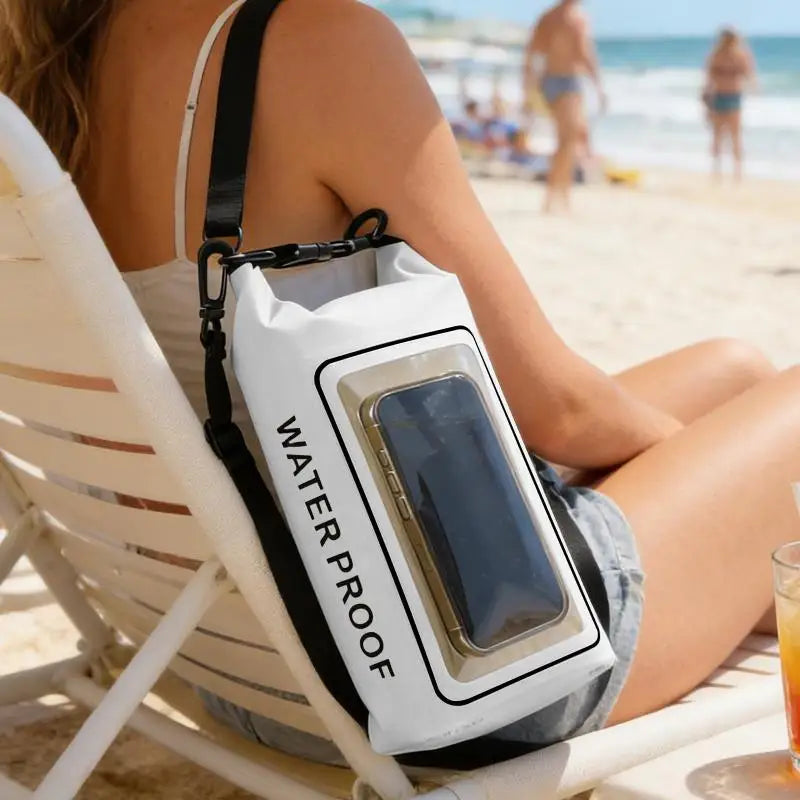 2L PVC Waterproof Dry Bag & Phone Case for Water Sports Waterproof Dry Bag Axl