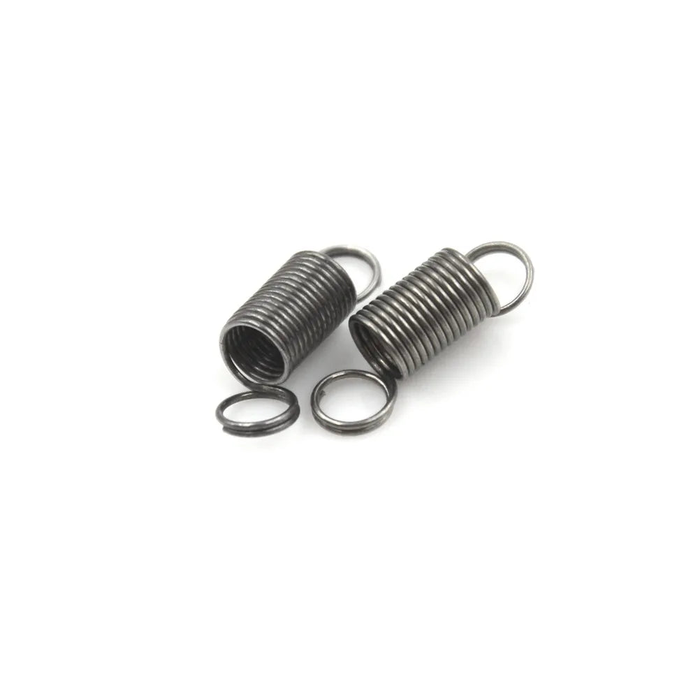 10PCS 15mm Stainless Steel Tension Springs with Hook | DIY Tension Springs Axl