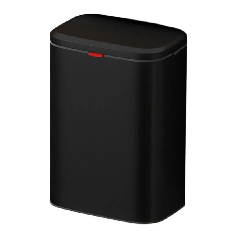 Wall Mounted Stainless Steel Trash Can with Lid – 8L Wall Mounted Trash Can Axl 8L-Black