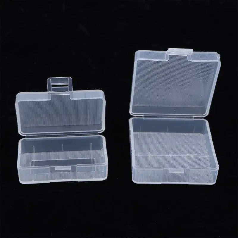 9V Battery Storage Case Set of 5 – Transparent Plastic Holder Battery Storage Case Axl