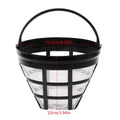 Reusable Cone Coffee Filter Basket – Stainless Steel & Mesh Coffee Filter Basket Axl Black