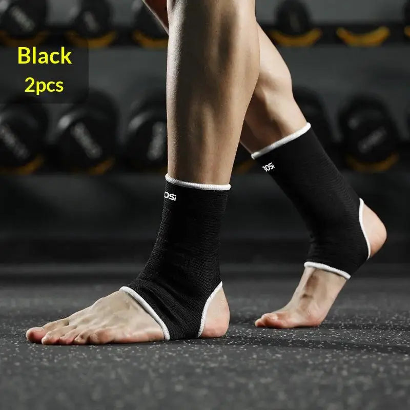 Elastic Ankle Support Sleeves – Breathable Knit Brace 1 Pair Ankle Support Sleeve Axl Black