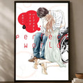 Cartoon Perfect World Self-Stick Wall Poster – HD Waterproof Wall Art Poster Axl White11 40X50cmNoframe