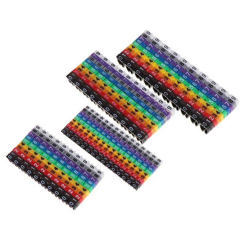 C-Type Cable Markers | Numbered Wire Tags 1.5–6mm² Cable Marker Tags Axl