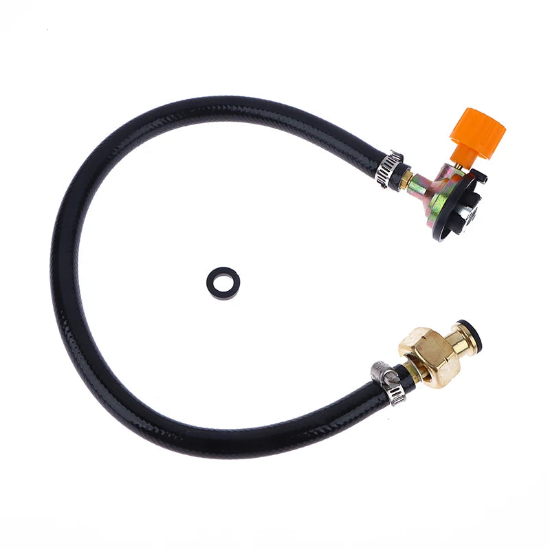 Leak-Proof Gas Refill Adapter – Braided Hose Cylinder Coupler Gas Refill Adapter Axl