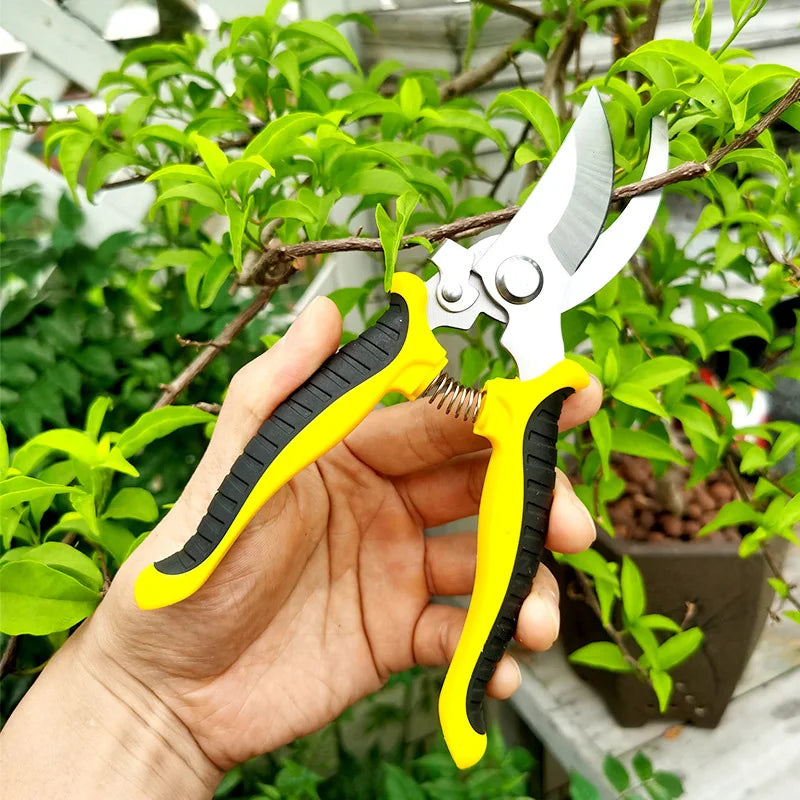 Bypass Pruning Shears – Sharp Steel Garden Secateurs & Trimmer Pruning Shears Axl