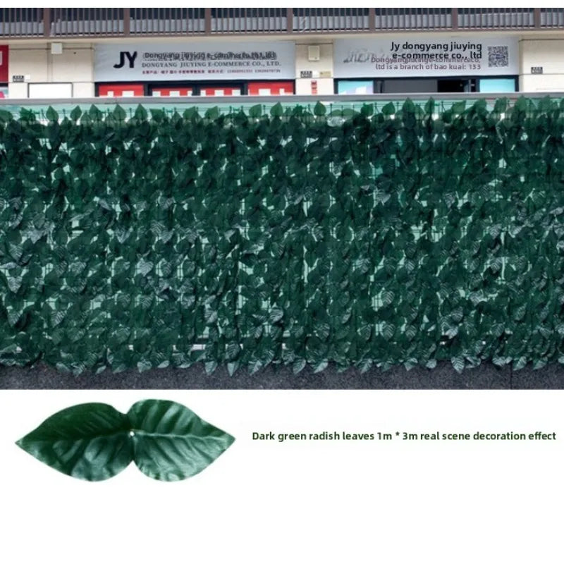 Artificial Ivy Hedge Panel 1×3m | Faux Privacy Fence Screen Artificial Hedge Panel Axl