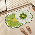 Diatomite Bath Mat – Non-Slip Quick Dry Floral Bathroom Rug Bath Mat Axl 1