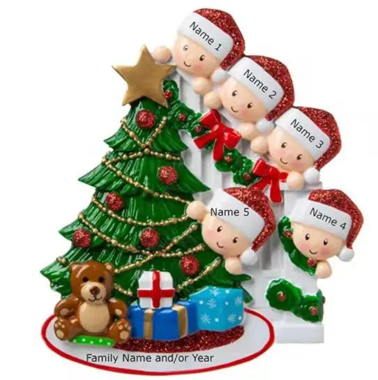 Reindeer Family Christmas Tree Ornament Pendant | 2–6 People Christmas Tree Ornament Axl style 5 2