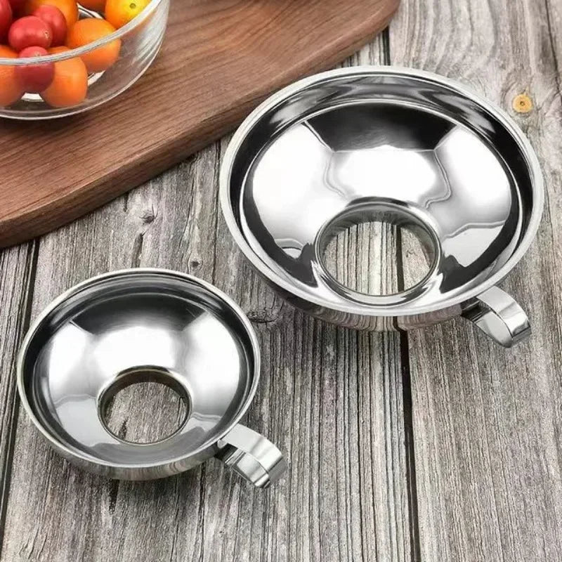 Wide Mouth Canning Funnel – Food-Grade Stainless Steel Kitchen Canning Funnel Axl