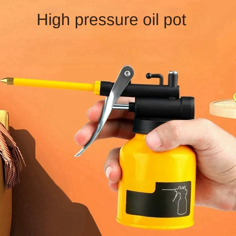 Metal High-Pressure Oil Can Grease Gun 180ml–450ml Oil Can Grease Gun Axl