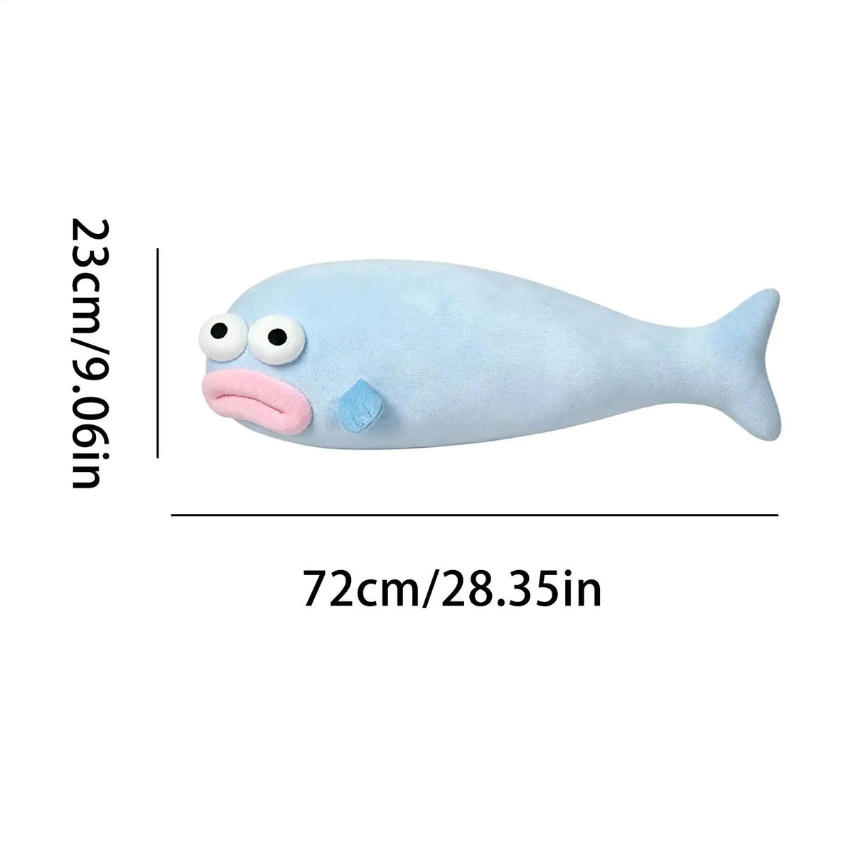 Fish Shaped Ice Silk Cooling Pillow – Kids & Adults Decorative Throw Pillow Axl