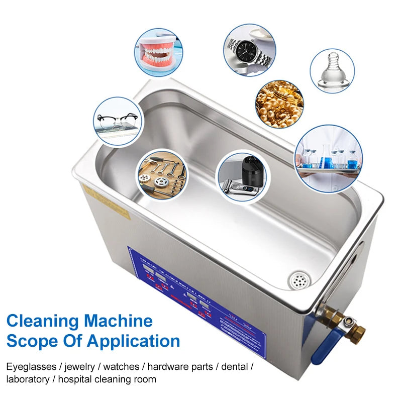 BALASHOV 2L & 6L Ultrasonic Cleaner – 40kHz Digital Jewelry Washer Ultrasonic Cleaner Axl
