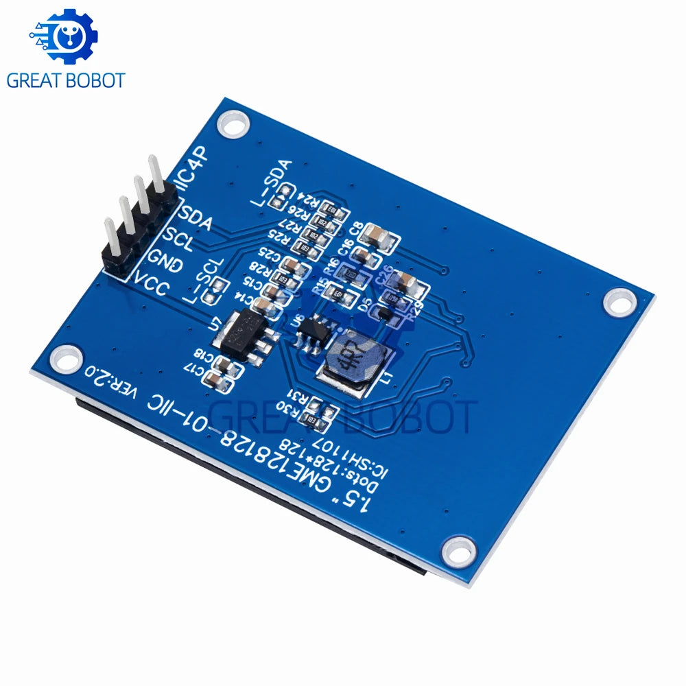 1.5-Inch 128x128 OLED Module for Arduino, Raspberry Pi & STM32 OLED Display Module Axl