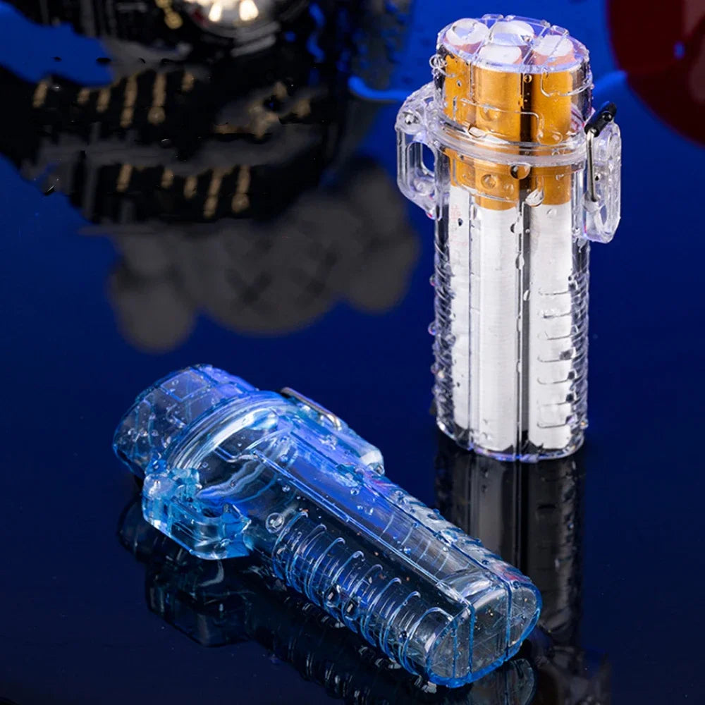 Waterproof Acrylic Lighter Case for BIC Classic J6 | Clear EDC Lighter Case Axl