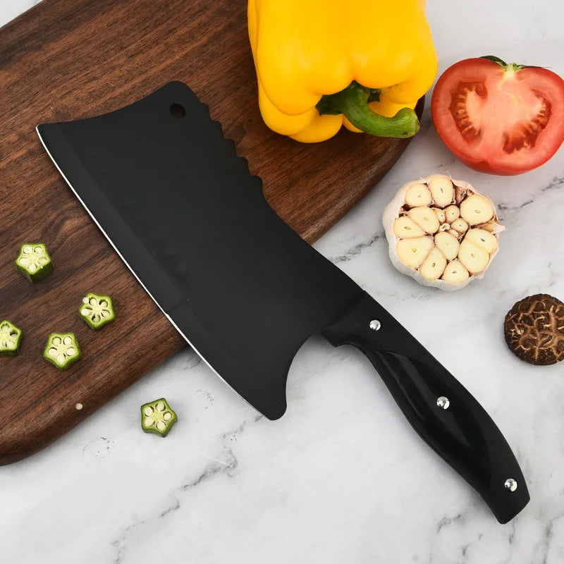 COOKCRAZE 8" Damascus Chef Knife – Meat Cleaver & Kitchen Knife Damascus Chef Knife Axl