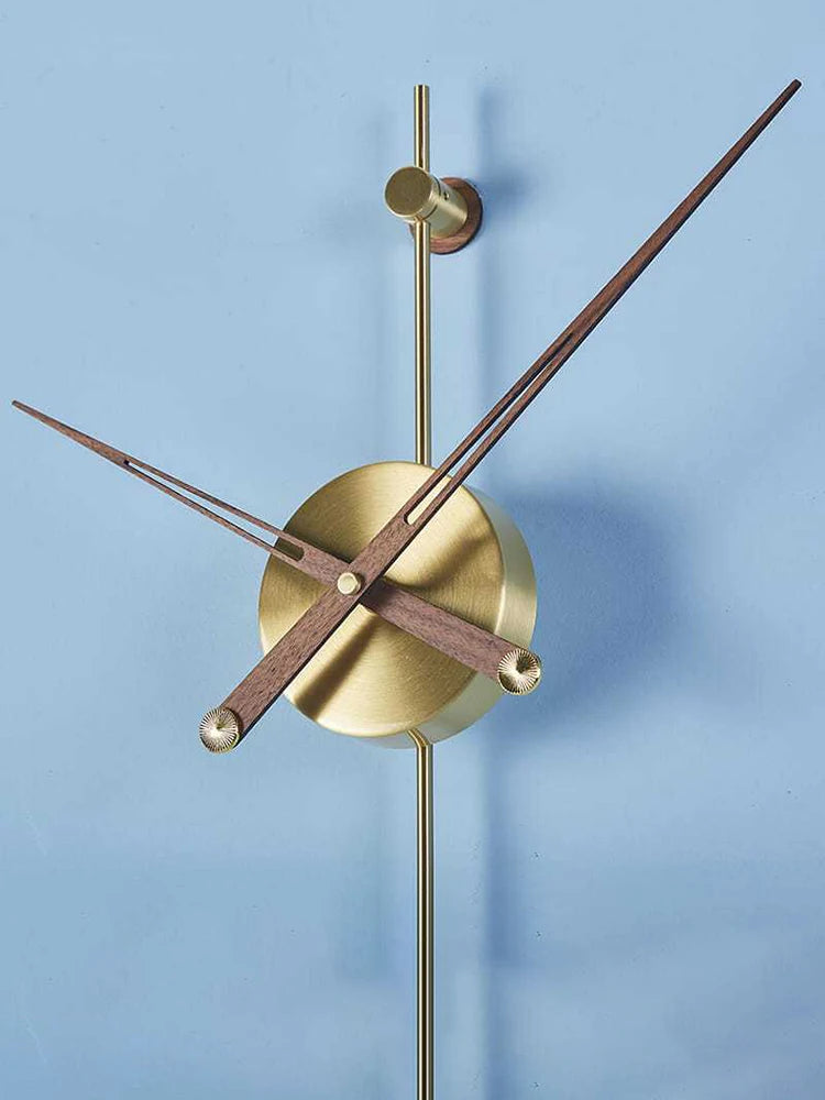 Large Modern Nordic Wall Clock – Silent Minimalist Luxury Decor Wall Clock Axl
