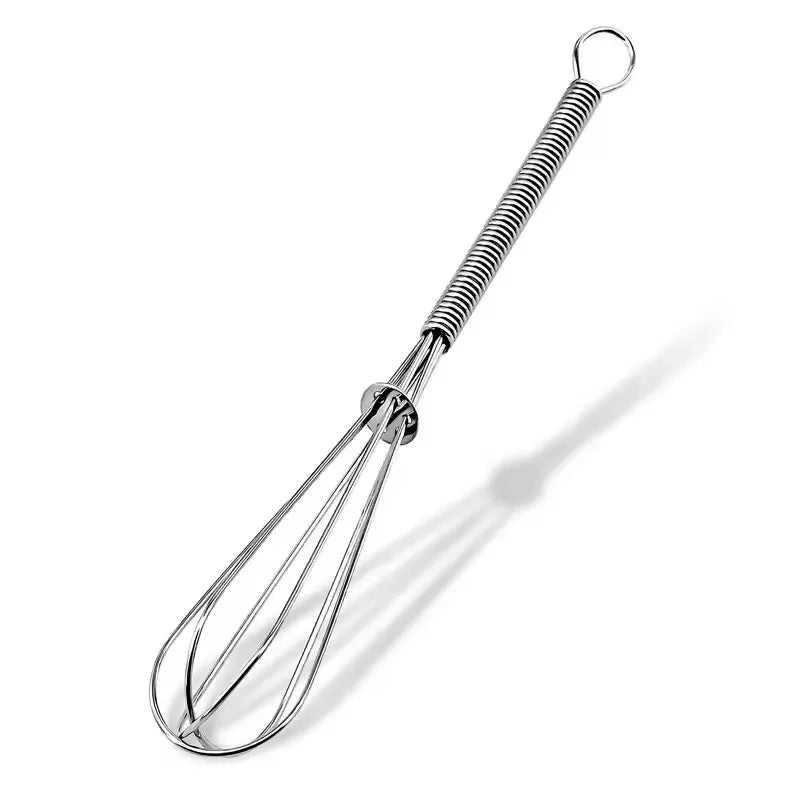 Mini Stainless Steel Manual Egg Whisk – Wire Kitchen Beater Manual Egg Whisk Axl Medium 1pc