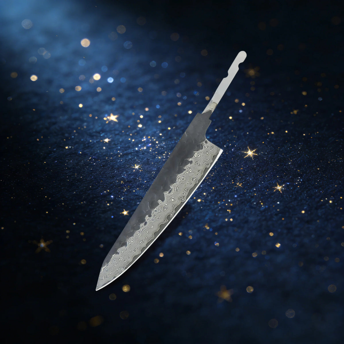 Damascus Steel Kiritsuke Knife Blade – DIY Chef Knife Making Damascus Knife Blade Axl Blade-A-1PC