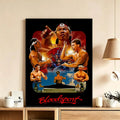 Bloodsport Movie Poster – HD Waterproof Wall Art Print Movie Art Poster Axl White7 30X40cmNoframe