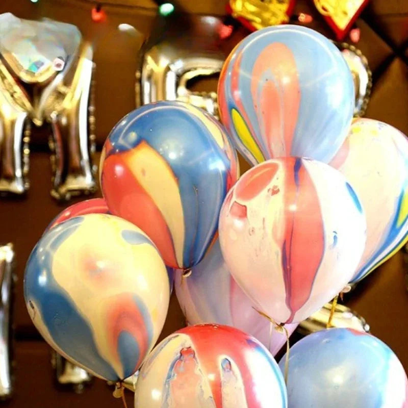 10-Pack 10" Colorful Cloud Latex Balloons – Party Decoration Party Balloons Axl