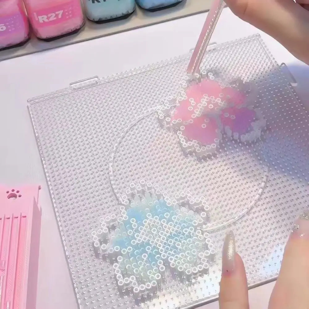 2.6mm Transparent Perler Beads DIY Kit – 7 Colors ~1000pcs DIY Craft Beads Axl