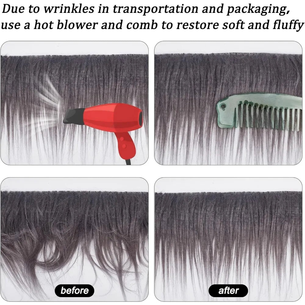 Faux Fur Fabric Strips – 4 Colors Shaggy Plush Craft Patches Faux Fur Fabric Axl