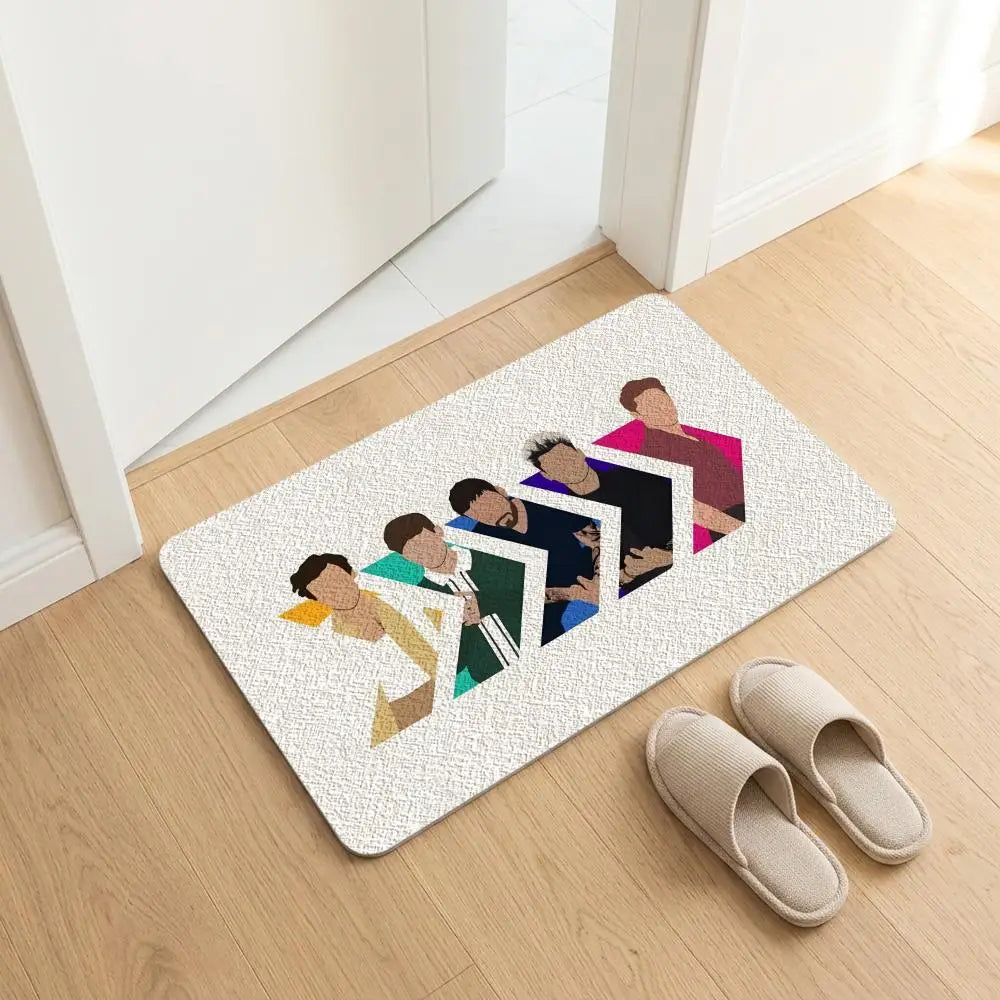 Diatomite Bath Mat – Quick-Dry, Absorbent & Non-Slip Bath Mat Axl White1 50x80cm