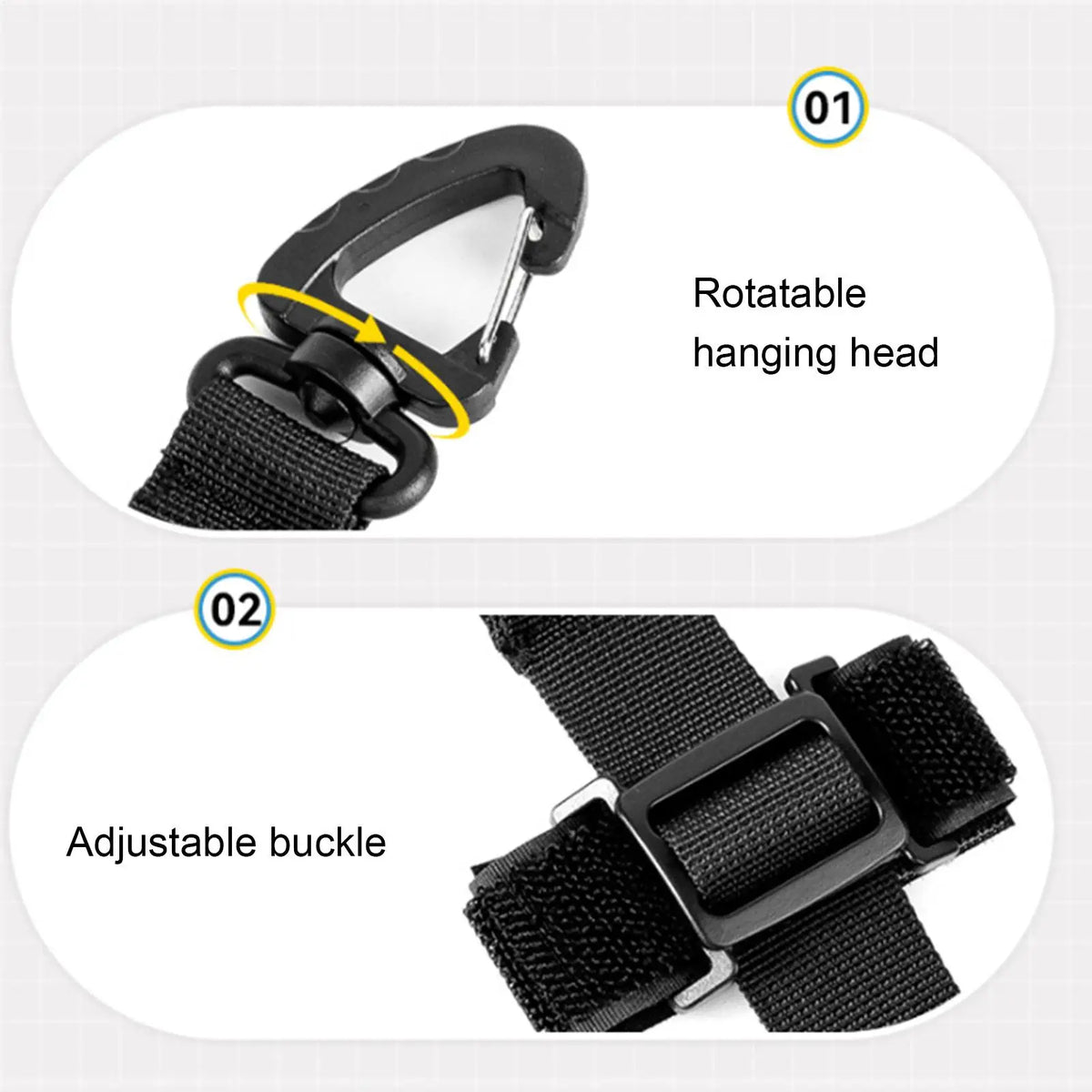 Adjustable Backpack Extension Strap for Hiking & Camping Backpack Strap Axl