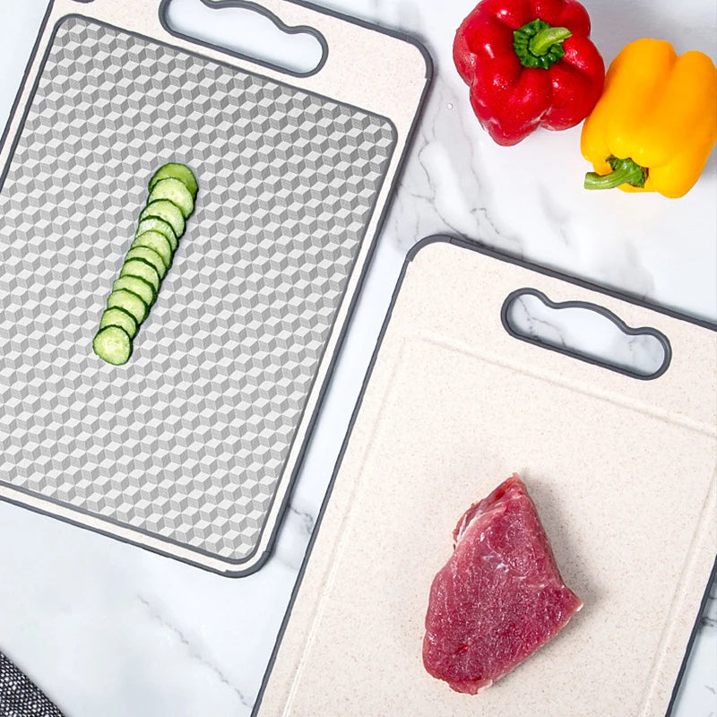 Dual-Sided Stainless Steel Cutting Board – Large Chopping Board Cutting Board Axl