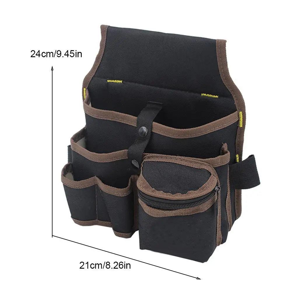 Electrician Tool Belt Bag – Oxford Cloth Waist Pouch Organizer Tool Belt Bag Axl