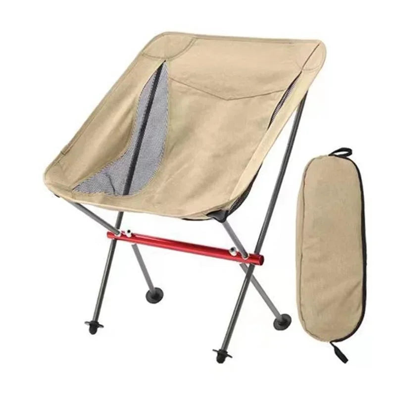 Portable Folding Camping Chair – Aluminum Frame & Carry Bag Folding Camping Chair Axl