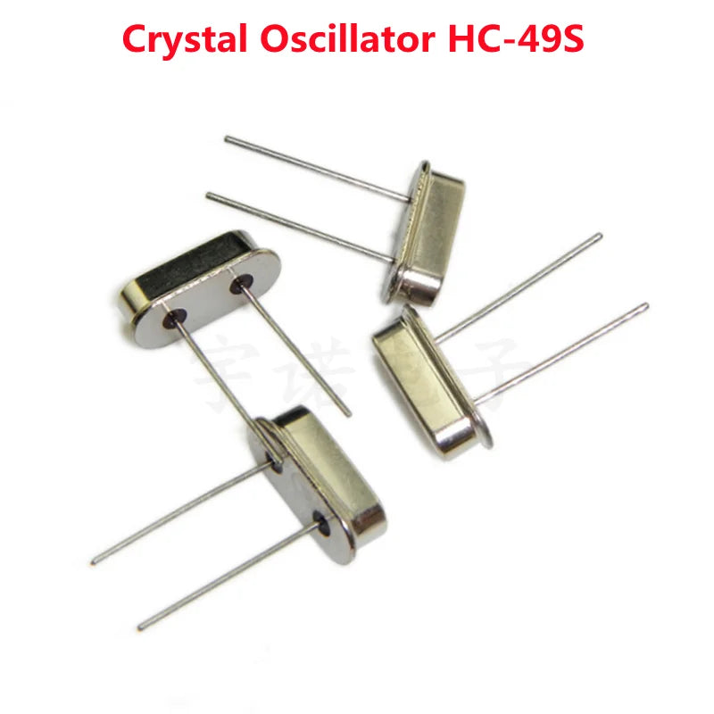 10PCS HC-49S Quartz Crystal Resonator Passive Oscillator DIP Crystal Oscillator Axl 26MHZ
