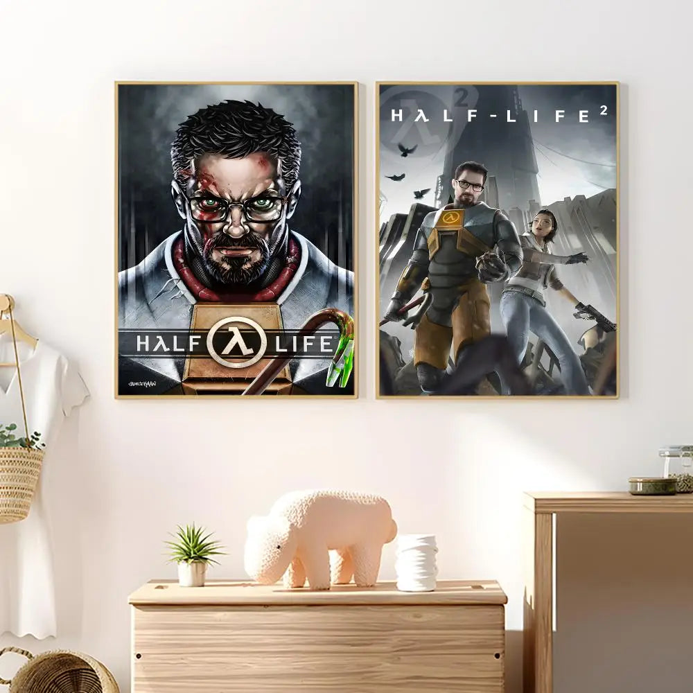 Half-Life Game Poster Waterproof PVC Wall Sticker | Home Décor Wall Sticker Axl