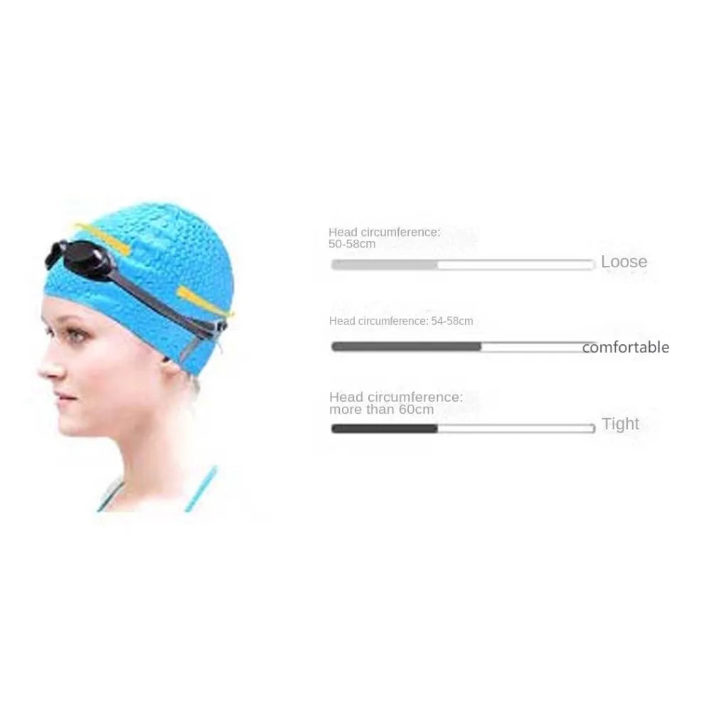 Silicone Swimming Cap – Waterproof Ear Protection Pool Hat Silicone Swim Cap Axl
