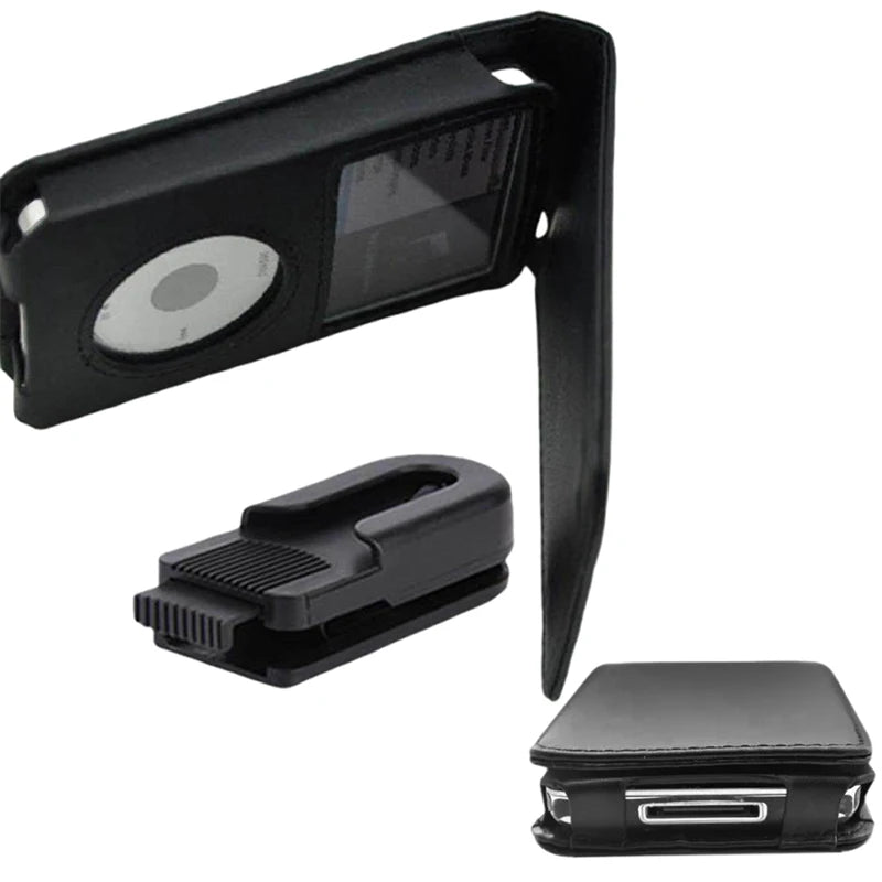 Leather Belt Clip Case for iPod Classic 6th 7th & Video iPod Protective Case Axl Default Title