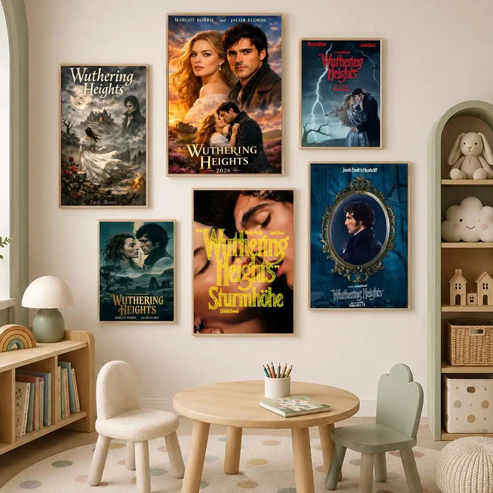Wuthering Heights Wall Poster – Self-Stick HD PVC Wall Art Wall Art Poster Axl