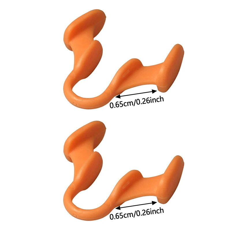 Silicone Nasal Dilator Nose Clip 2-Pack – Better Sleep Aid Nasal Dilator Clip Axl Orange