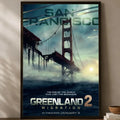 Greenland 2 Migration Movie Poster – Self-Stick HD PVC Wall Art Movie Wall Poster Axl White10 30X40cmNoframe