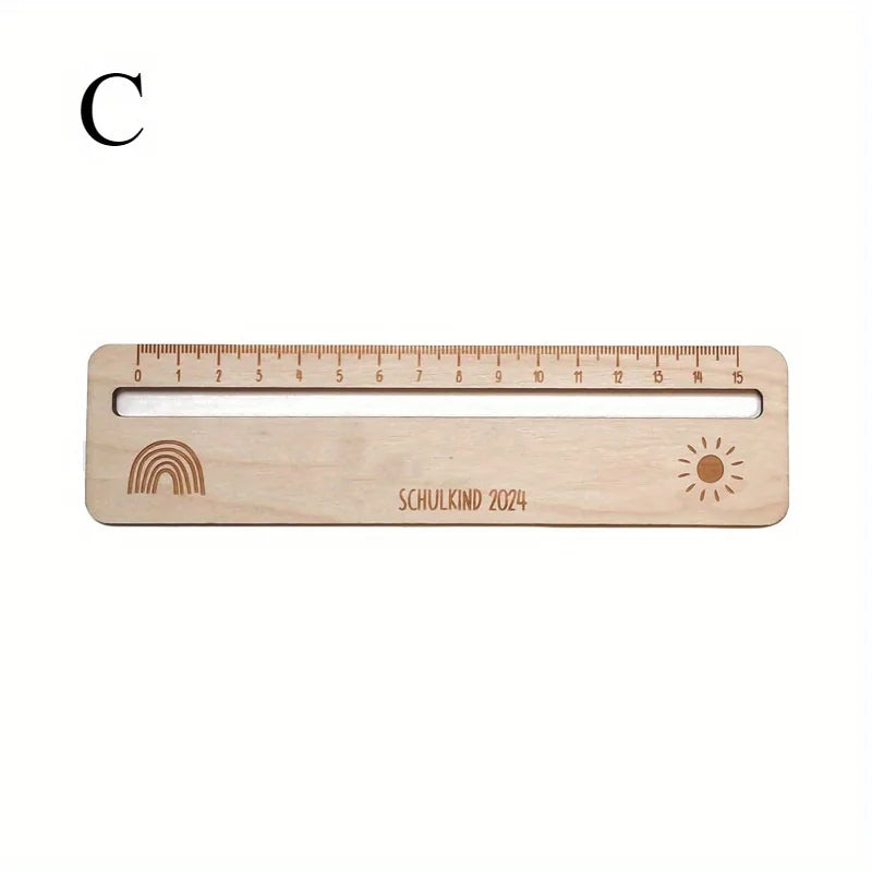 Wooden Reading Tracking Ruler – Text Guide Strip for Kids Reading Tracking Ruler Axl C