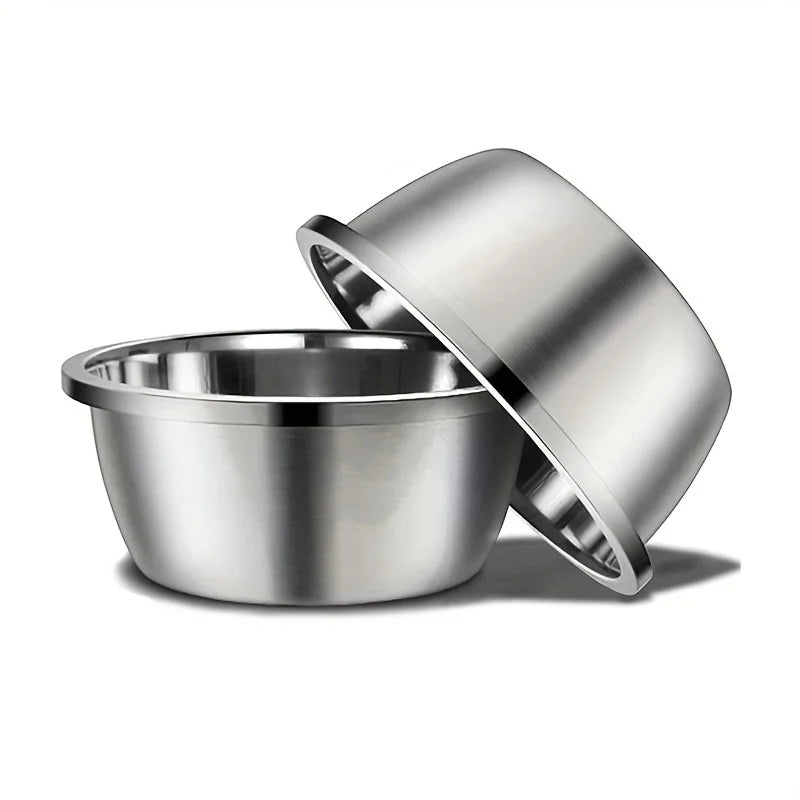 KEMORELA Large Stainless Steel Dog Bowls – Food & Water Dishes Stainless Steel Dog Bowl Axl
