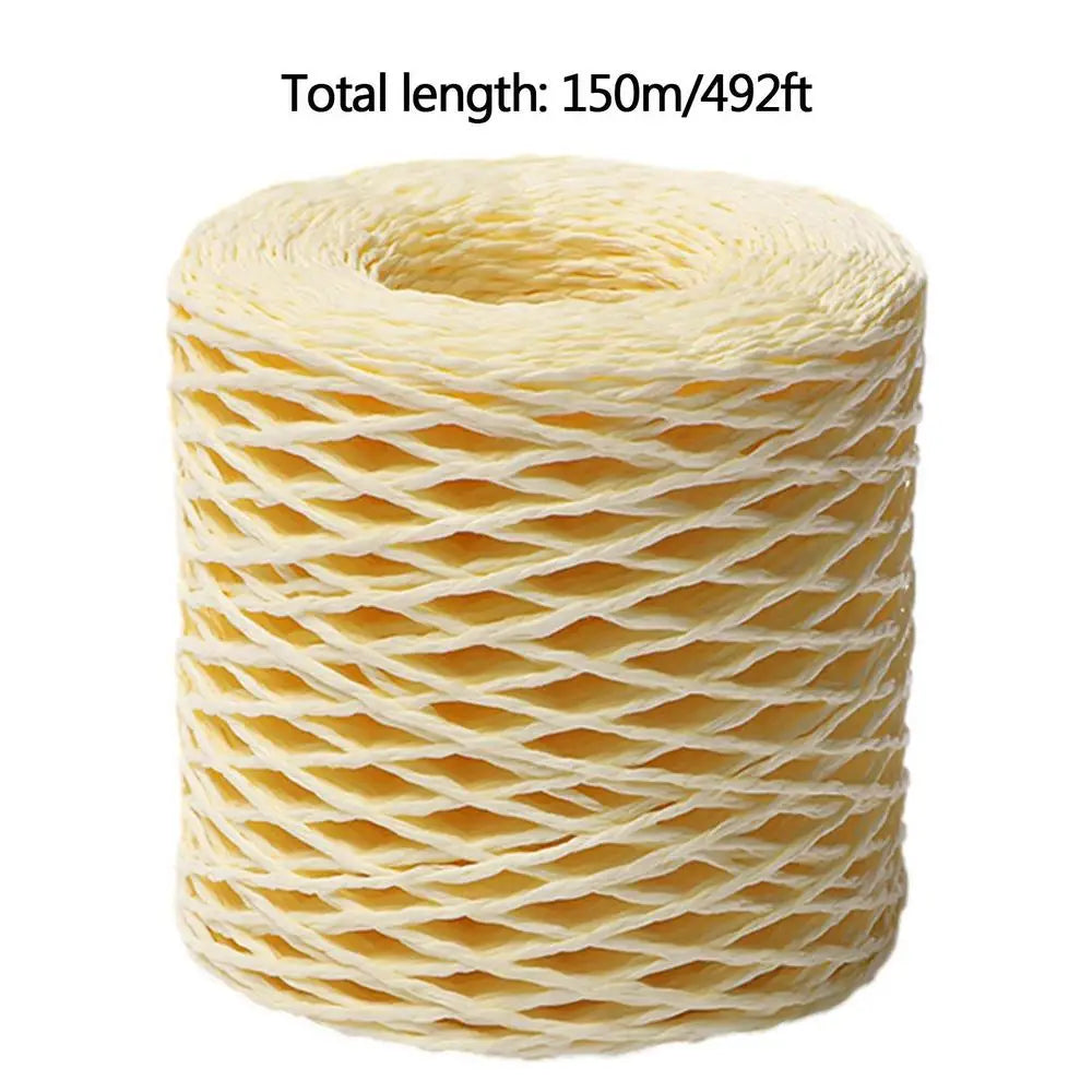 Natural Raffia Ribbon 150m – DIY Craft String for Bags & Hats Craft Ribbon Axl G35