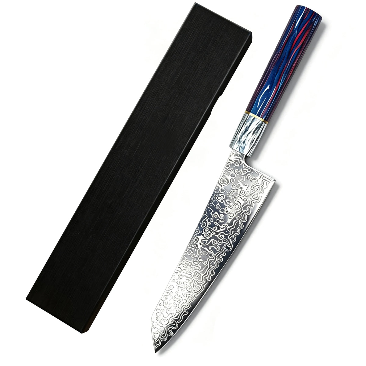 Damascus Steel Japanese Chef's Knife – 20cm Wood Handle Damascus Chef's Knife Axl Kitchen knife