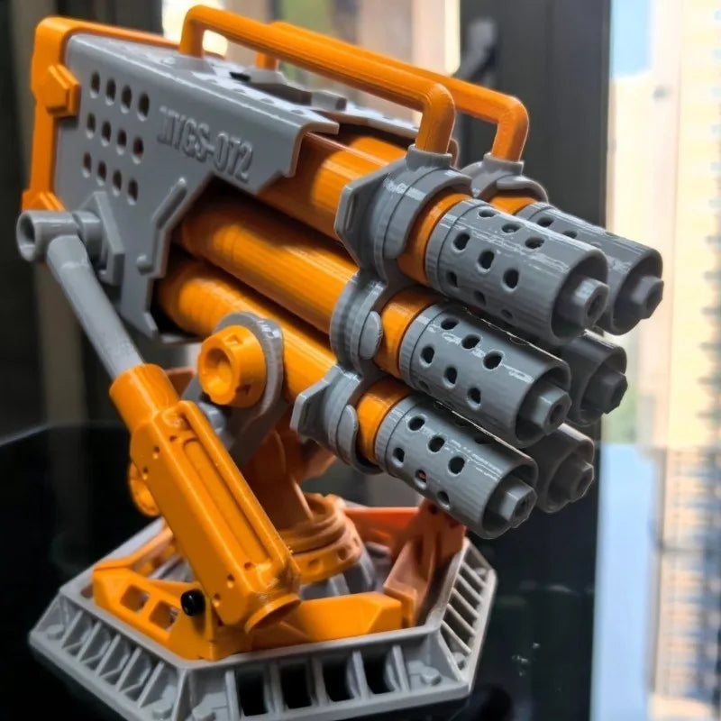 3D Printed Missile Launcher Ornament & Pen Storage Box Desk Ornament Sculpture Axl