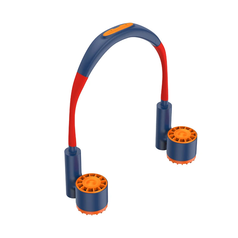 BALASHOV Hanging Neck Fan – 2400mAh Type-C Portable Fan Portable Neck Fan Axl orange