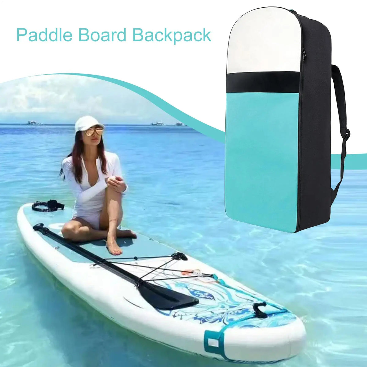 Paddle Board Backpack – Waterproof Oxford SUP Storage Bag SUP Board Bag Axl