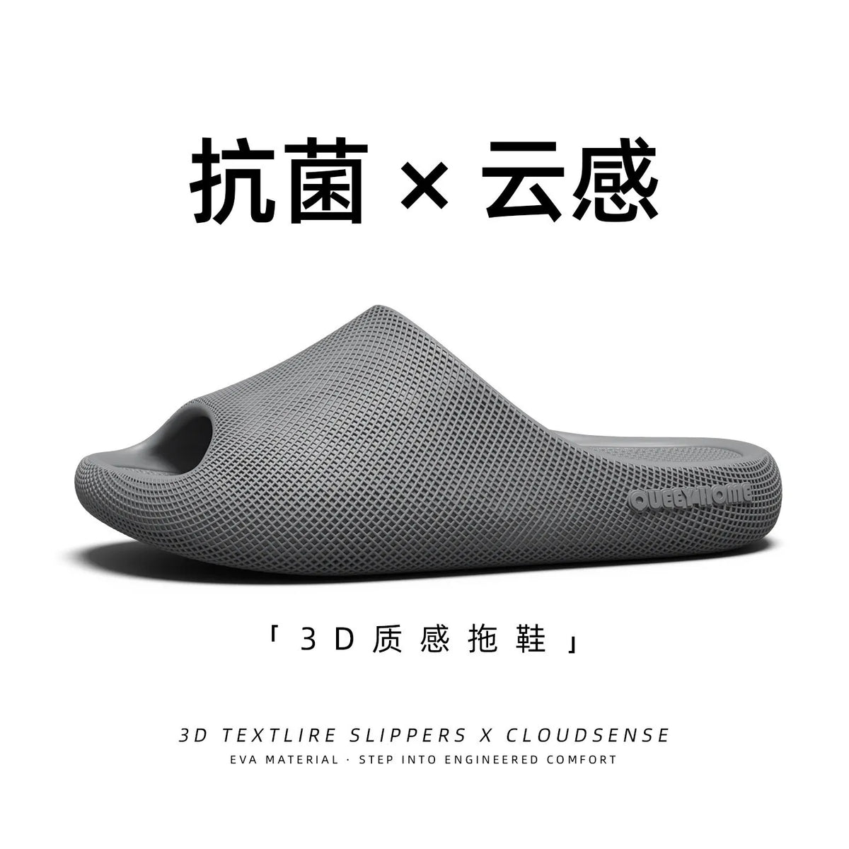 Women's Thick Platform EVA Non-Slip Indoor Slippers & Slides Platform Slippers Axl dark gray 39-40