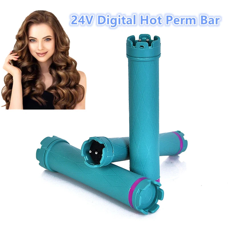 12.5cm Digital Electric Hair Perm Rod – Curl & Wave Styler Electric Hair Perm Rod Axl